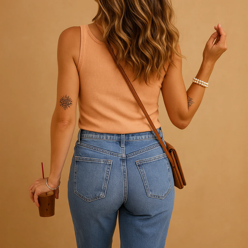 Damen klassisches Sommer-Top in moderner Passform, ideal für warme Tage.