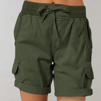  Damen lässige Cargo-Shorts mit praktischen Taschen und bequemer Passform