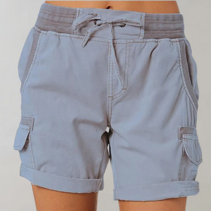  Damen lässige Cargo-Shorts mit praktischen Taschen und bequemer Passform