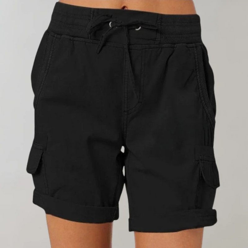  Damen lässige Cargo-Shorts mit praktischen Taschen und bequemer Passform