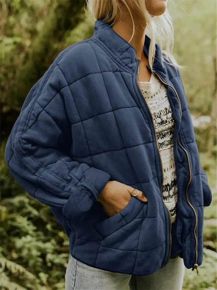  Lässige Damenjacke für Alltag und Freizeit mit bequemem Schnitt und zeitlosem Stil