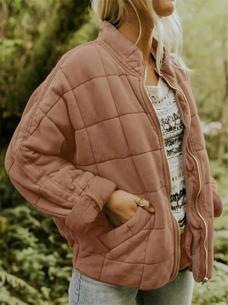  Lässige Damenjacke für Alltag und Freizeit mit bequemem Schnitt und zeitlosem Stil