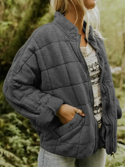  Lässige Damenjacke für Alltag und Freizeit mit bequemem Schnitt und zeitlosem Stil