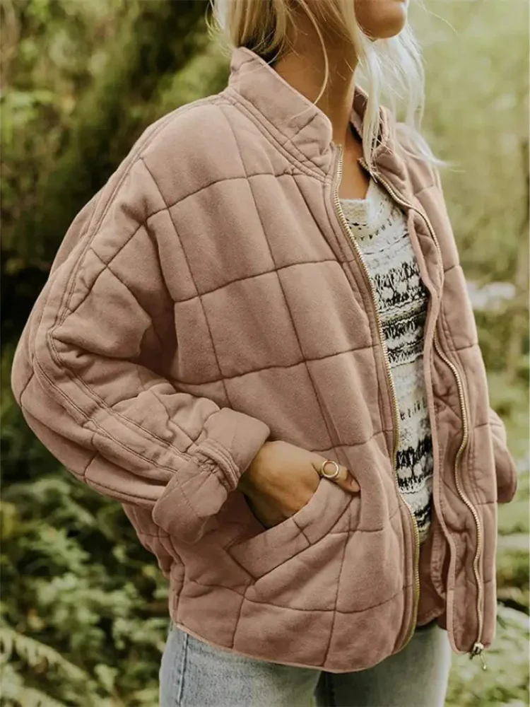  Lässige Damenjacke für Alltag und Freizeit mit bequemem Schnitt und zeitlosem Stil
