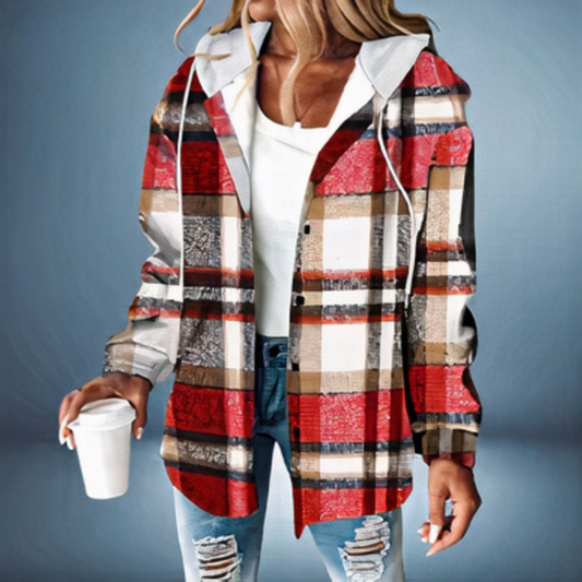 Damen lässige Kapuzenjacke in modernem Design, ideal für Alltag und Freizeit