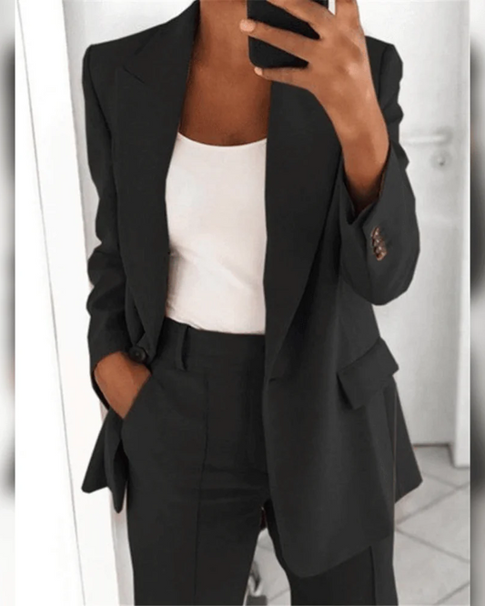 Damen lässiges modernes Anzug-Set für elegante und vielseitige Looks