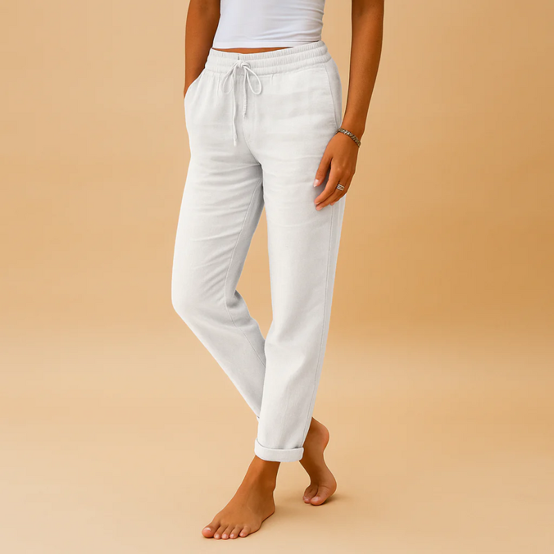 Damen leichte Sommerhosen mit lockerer Passform und modernem Design für warme Tage.