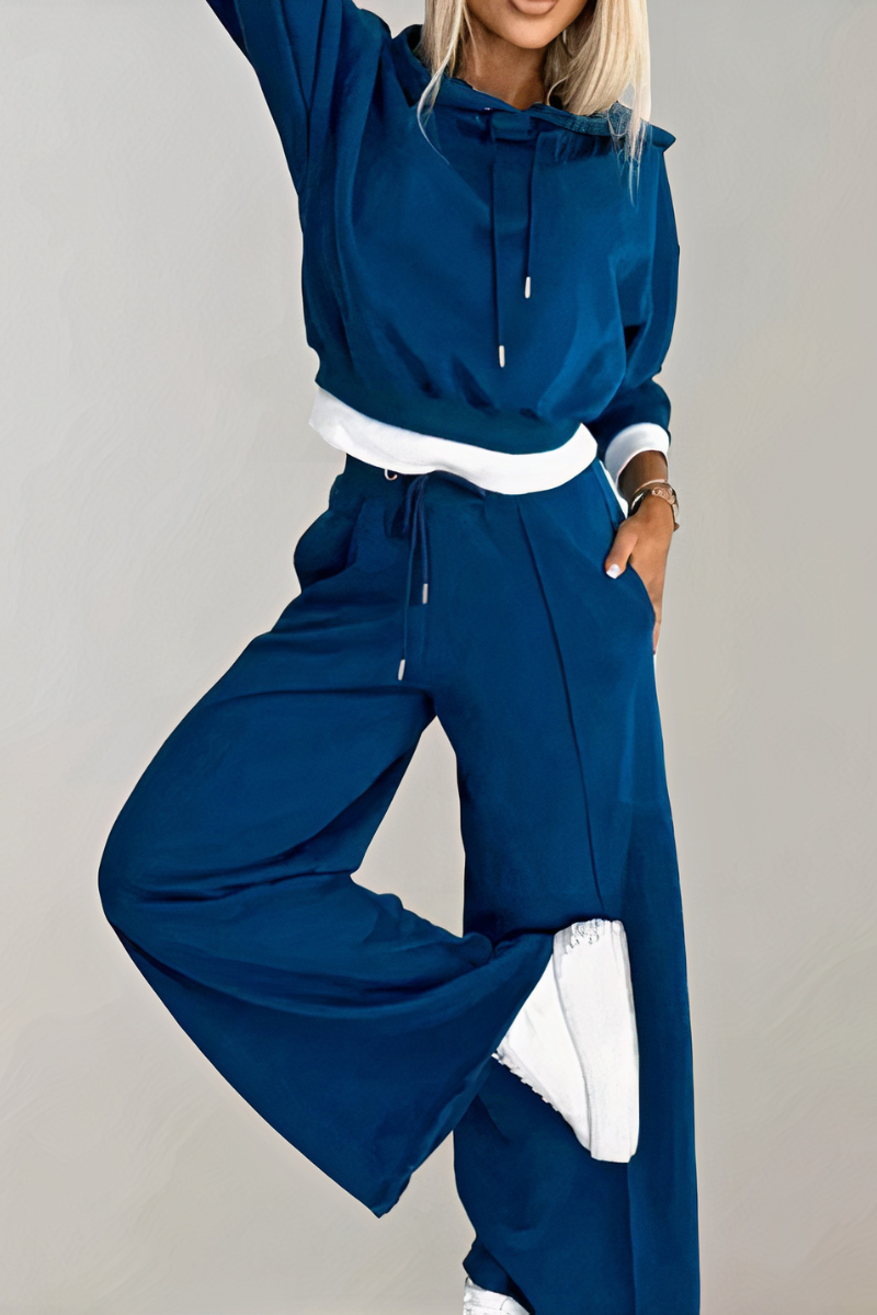 Damen luxuriöses bequemes Set, stilvoll und komfortabel für Alltag und Freizeit