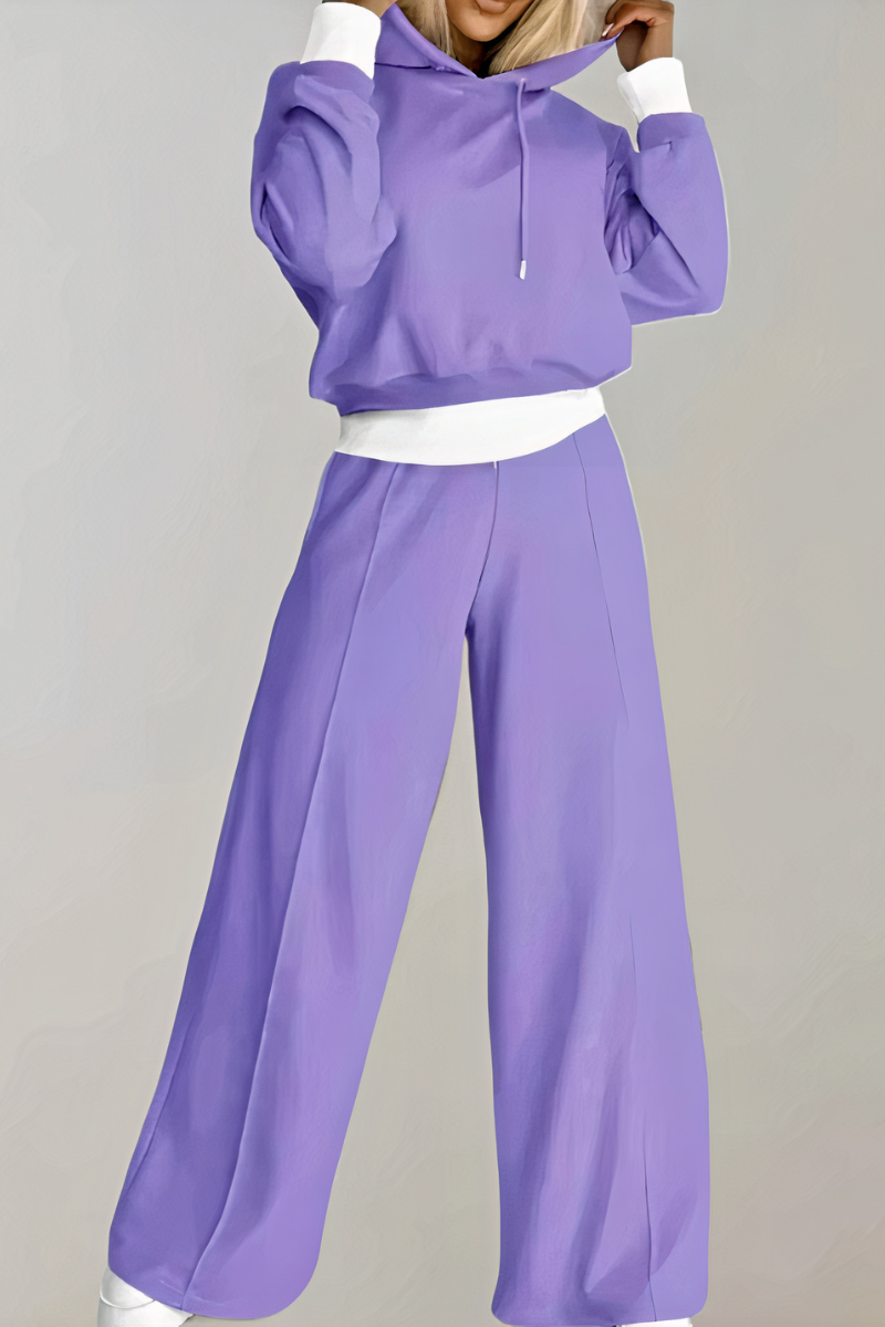 Damen luxuriöses bequemes Set, stilvoll und komfortabel für Alltag und Freizeit