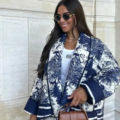 Damen moderne Jacke im japanischen Stil, bequem und stilvoll für Alltag und Freizeit