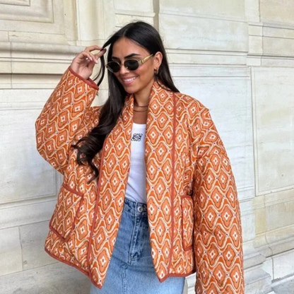 Damen moderne Jacke im japanischen Stil, bequem und stilvoll für Alltag und Freizeit