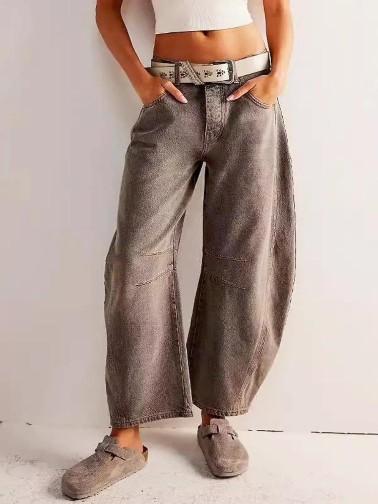  Damen moderne trendige Jeans mit figurbetontem Schnitt für Alltag und Freizeit

