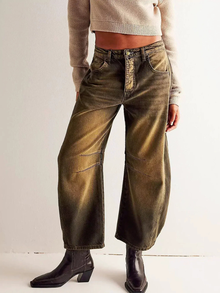  Damen moderne trendige Jeans mit figurbetontem Schnitt für Alltag und Freizeit

