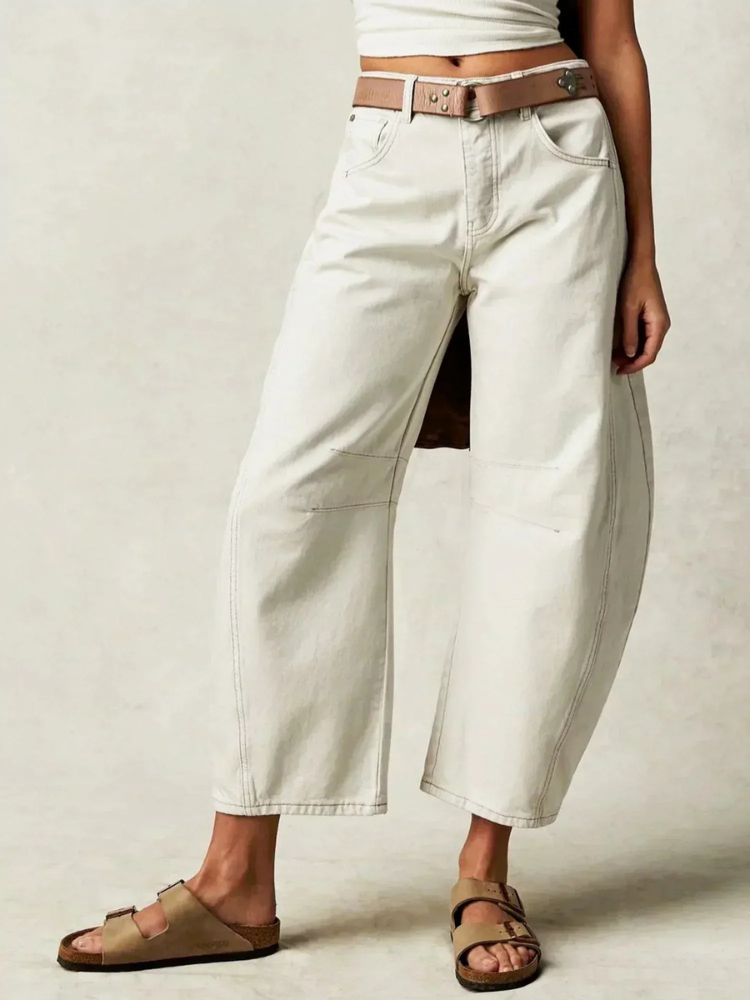  Damen moderne trendige Jeans mit figurbetontem Schnitt für Alltag und Freizeit

