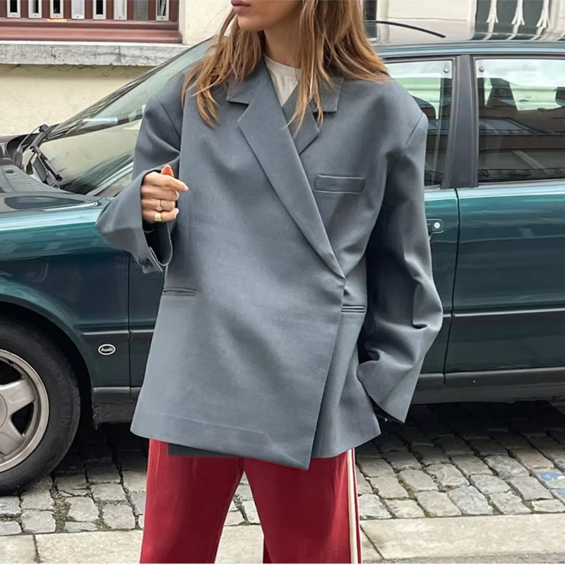 Damen moderner Blazermantel in elegantem Design