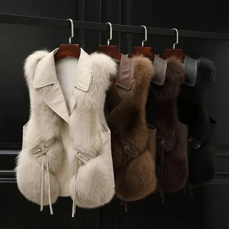 Damen modische Weste in modernem Design für vielseitige Outfits.