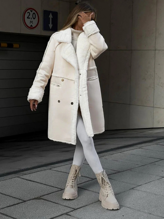 Damen modischer Wintermantel in elegantem Design