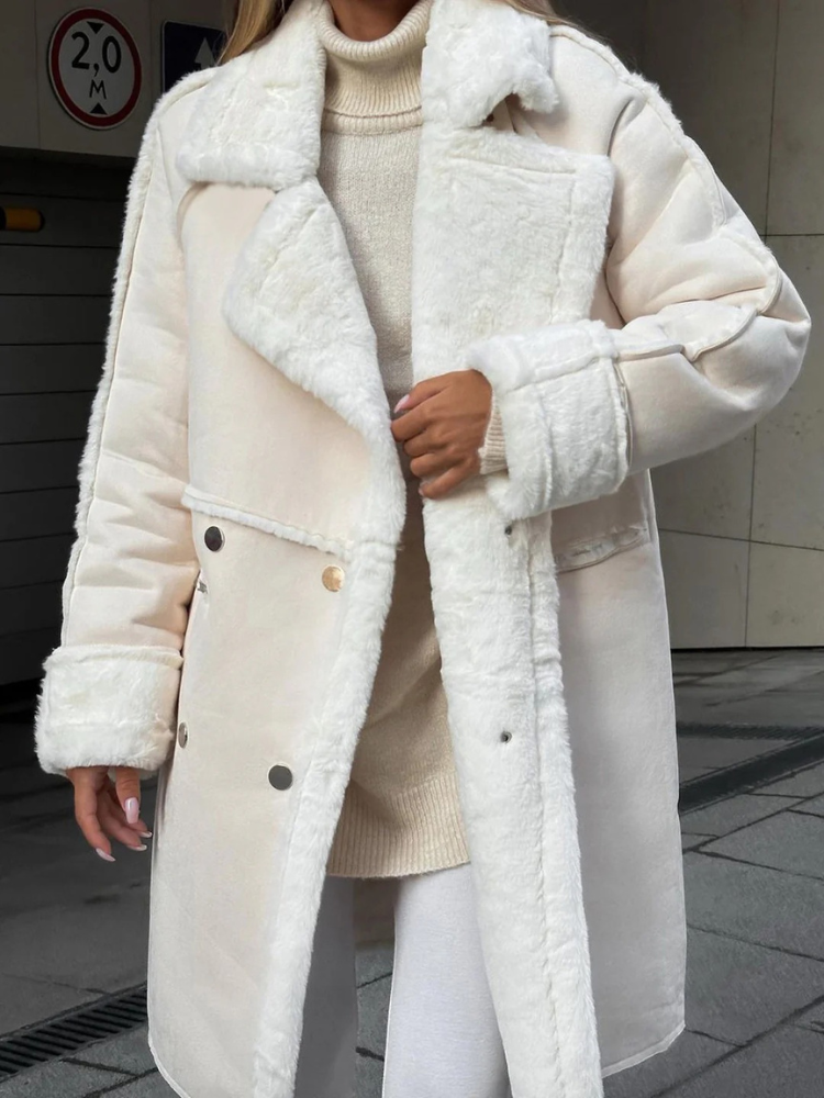 Damen modischer Wintermantel in elegantem Design