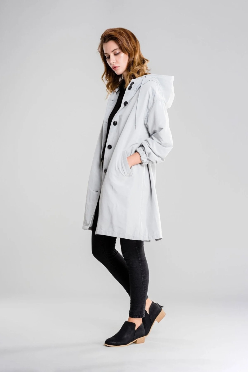 Damen Outdoor-Regenjacke wasserdicht mit Kapuze für zuverlässigen Schutz bei jedem Wetter