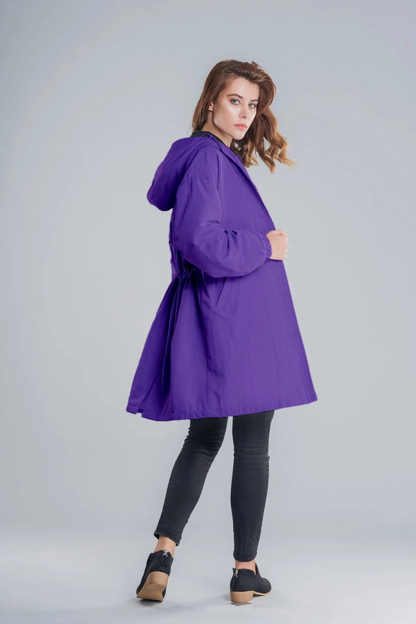 Damen Outdoor-Regenjacke wasserdicht mit Kapuze für zuverlässigen Schutz bei jedem Wetter