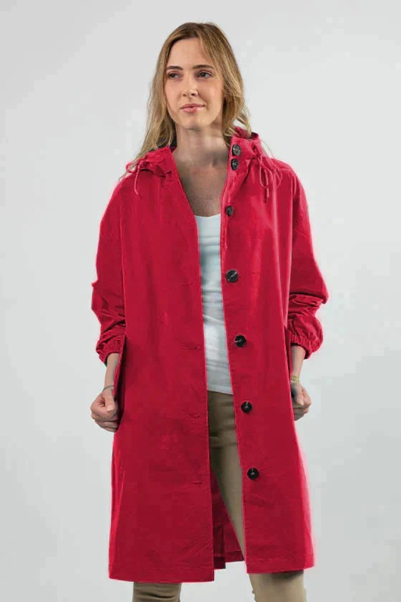 Damen Outdoor-Regenjacke wasserdicht mit Kapuze für zuverlässigen Schutz bei jedem Wetter