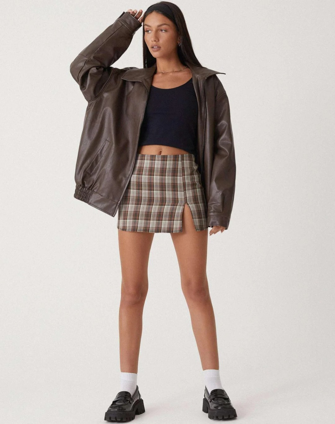 Damen oversized trendige Jacke mit modernem Schnitt und stilvollem Look