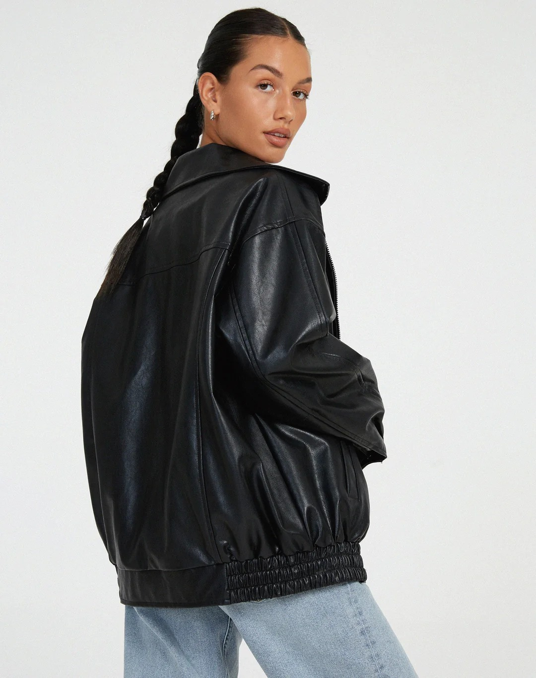 Damen oversized trendige Jacke mit modernem Schnitt und stilvollem Look
