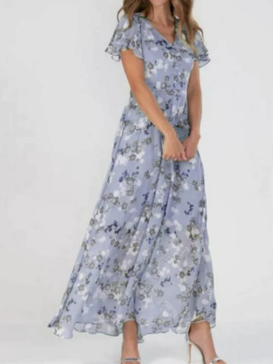  Damen schönes geblümtes Sommerkleid für verschiedene sommerliche Anlässe