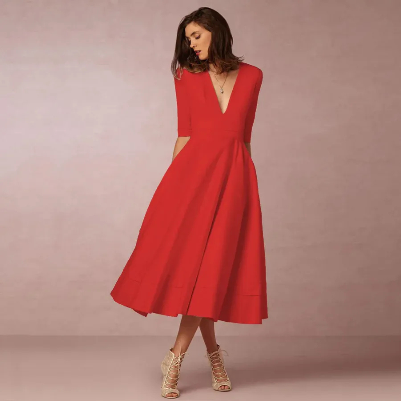 Damen schönes Vintage Prinzessinnenkleid für elegante und märchenhafte Auftritte