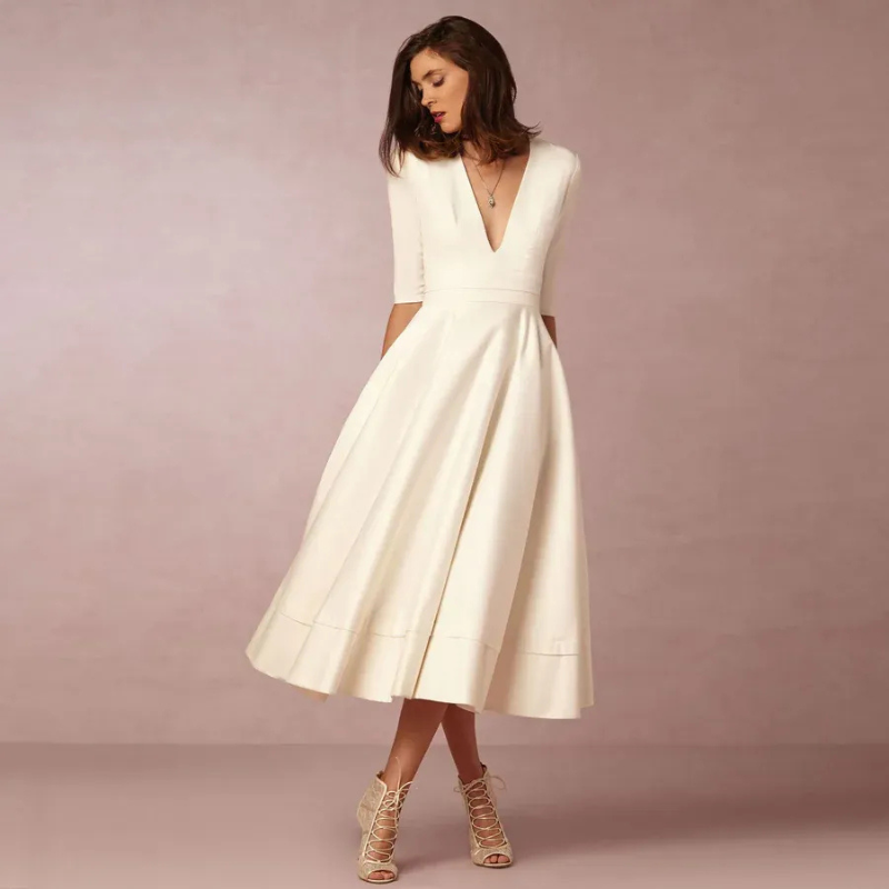 Damen schönes Vintage Prinzessinnenkleid für elegante und märchenhafte Auftritte