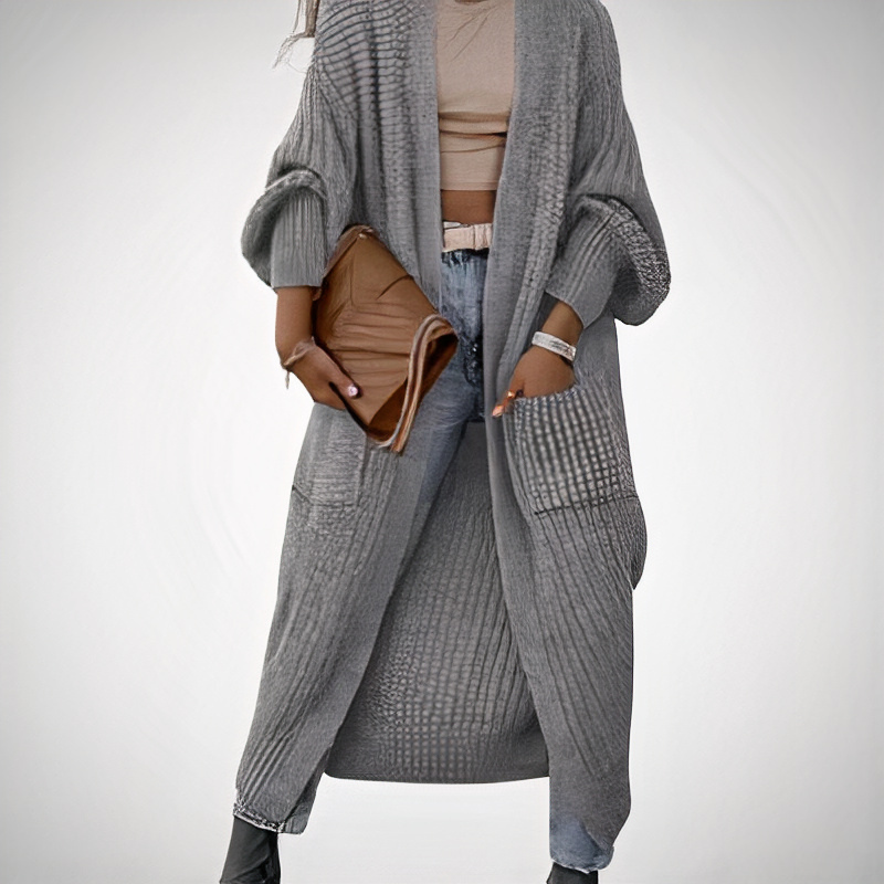 Damen stilvolle gemütliche Strickjacke in elegantem und komfortablem Design