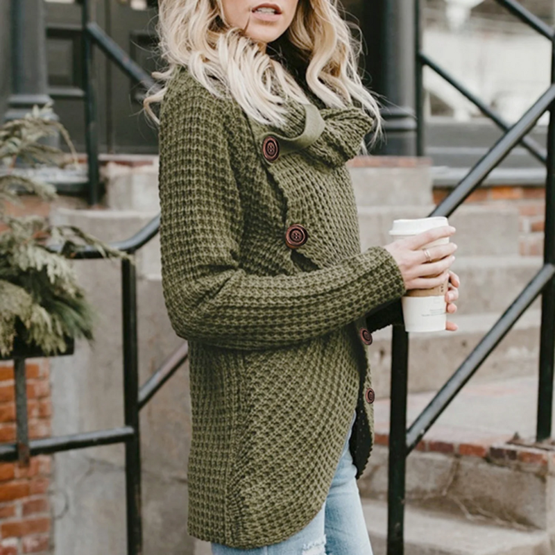 Damen stilvoller Strickpullover, elegant und bequem für Alltag und Freizeit