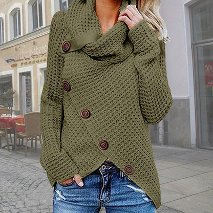 Damen stilvoller Strickpullover, elegant und bequem für Alltag und Freizeit