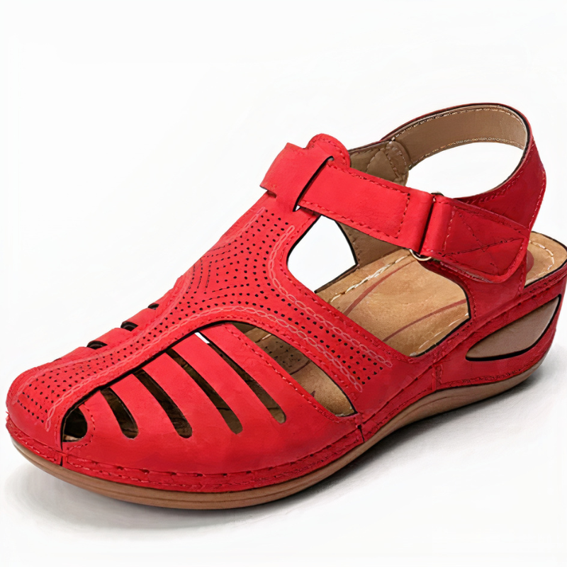  Damen stützende Walkingsandalen mit ergonomischer Passform und stabiler Sohle – ideal für aktive Tage und längere Spaziergänge.