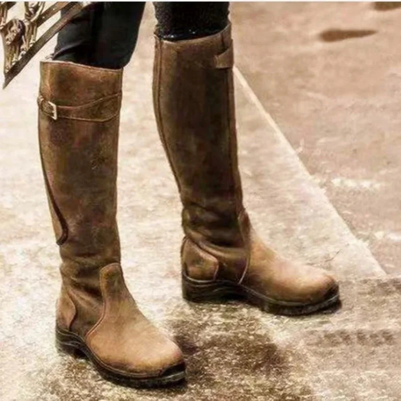  Damen stylische Hochstiefel mit modernem Design und hohem Schaft für Alltag und besondere Anlässe.