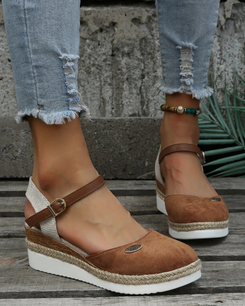 Damen stylische Sommer-Espadrilles für warme Tage und Freizeitoutfits