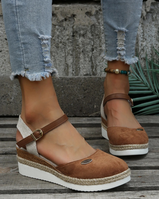 Damen stylische Sommer-Espadrilles für warme Tage und Freizeitoutfits
