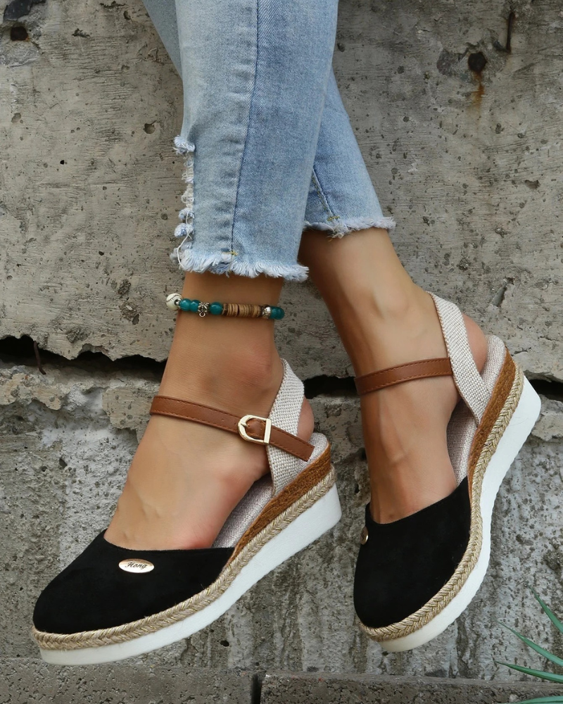 Damen stylische Sommer-Espadrilles für warme Tage und Freizeitoutfits