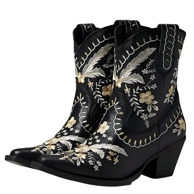 Damen stylische Stiefeletten mit Absatz für elegante und moderne Outfits