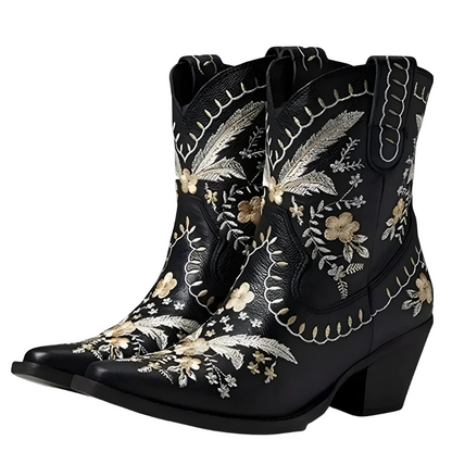 Damen stylische Stiefeletten mit Absatz für elegante und moderne Outfits