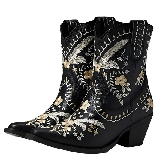 Damen stylische Stiefeletten mit Absatz für elegante und moderne Outfits