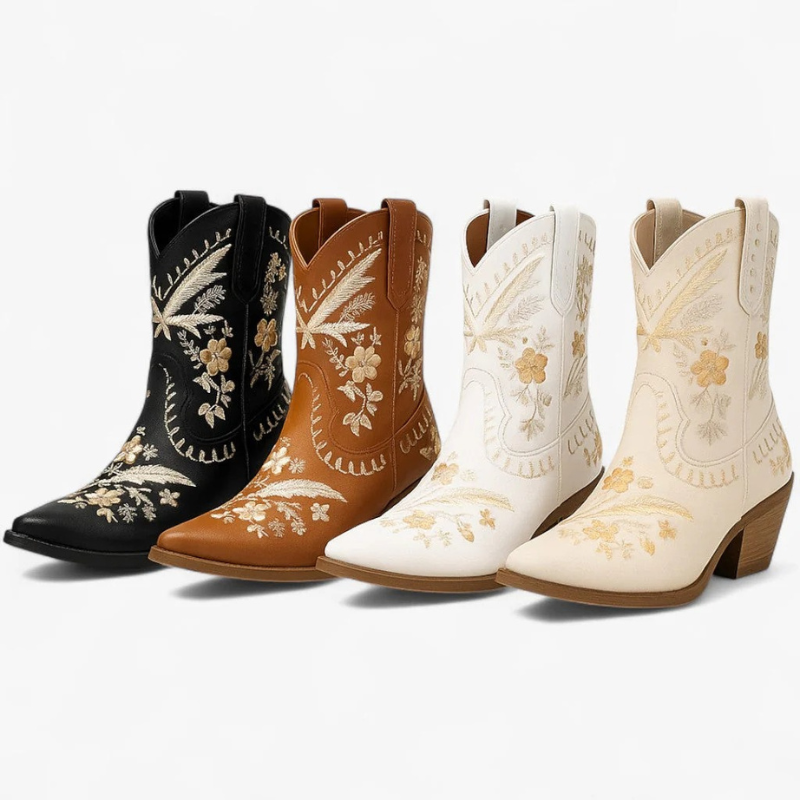 Damen stylische Stiefeletten mit Absatz für elegante und moderne Outfits