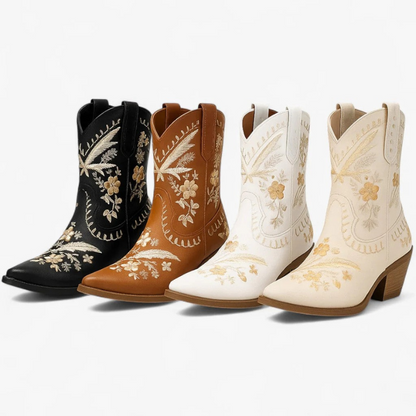 Damen stylische Stiefeletten mit Absatz für elegante und moderne Outfits