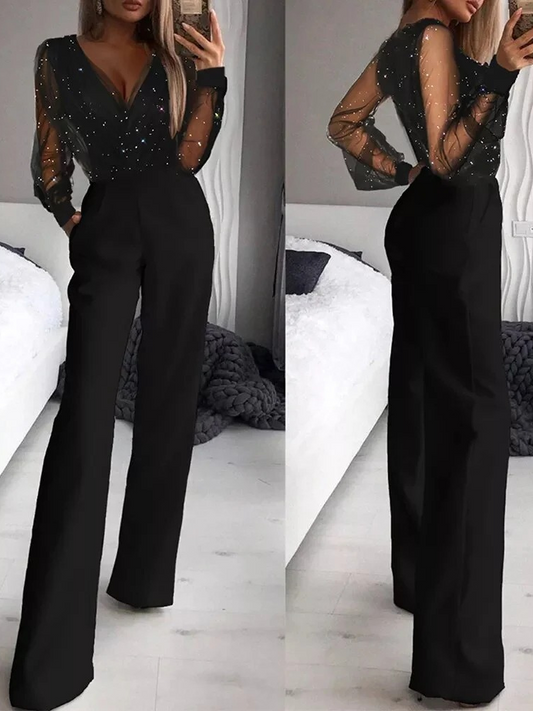 Damen stylischer Party-Jumpsuit in elegantem Schnitt für besondere Anlässe.