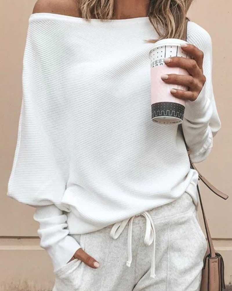Langer Damenpullover im modernen Design für vielseitige Outfits