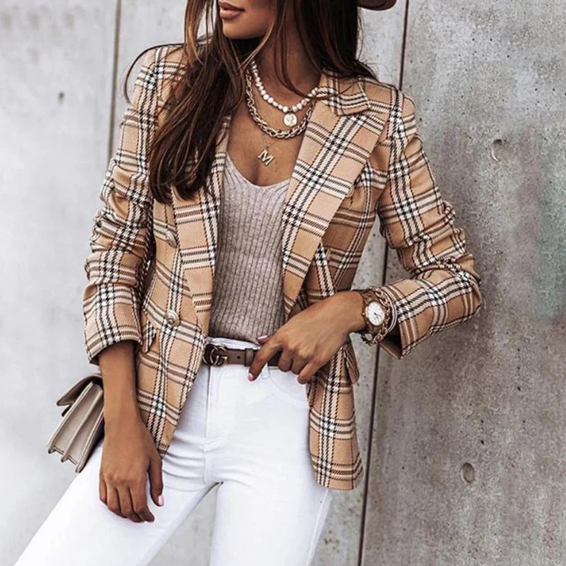 Damen stylischer und trendiger Blazer für moderne Outfits