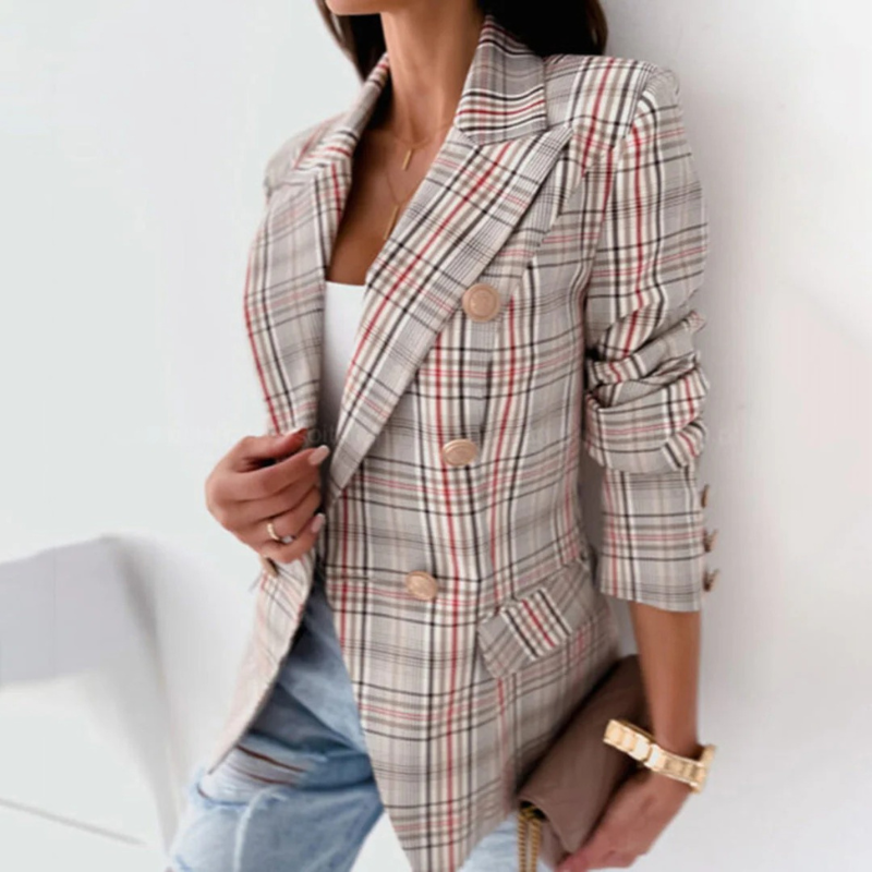Damen stylischer und trendiger Blazer für moderne Outfits