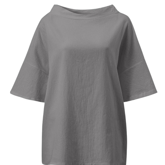 Damen stylisches lockeres Hemd mit lockerer Passform und Knopfleiste, ideal für vielseitige Outfits
