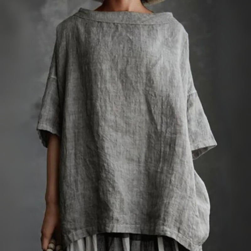 Damen stylisches lockeres Hemd mit lockerer Passform und Knopfleiste, ideal für vielseitige Outfits