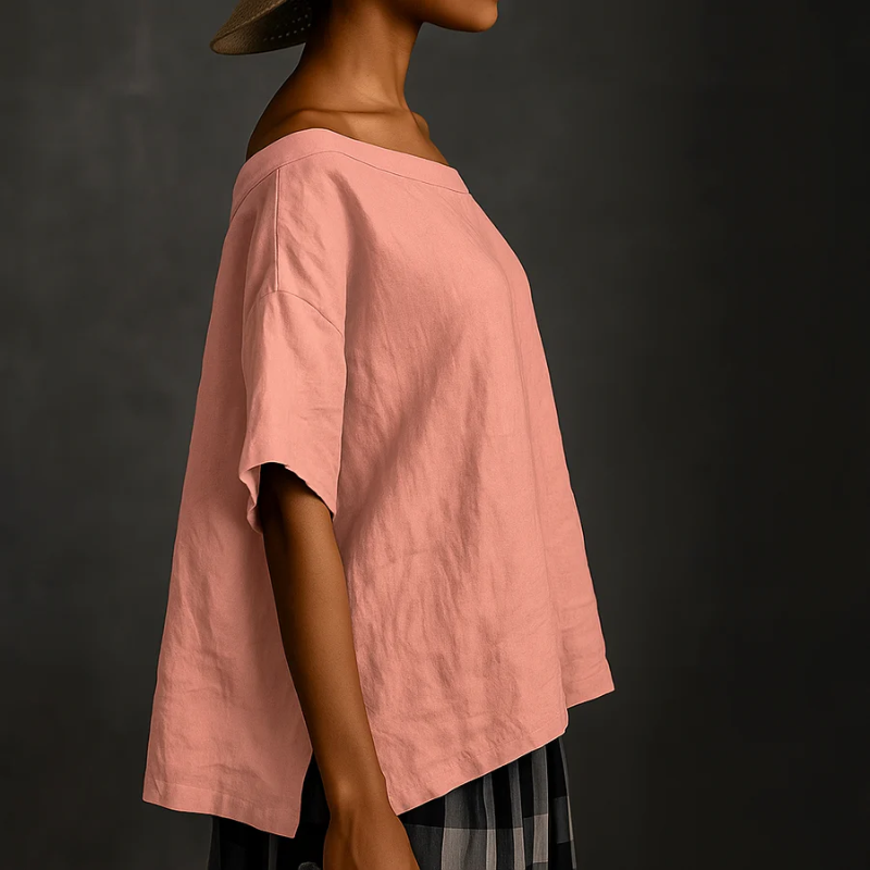 Damen stylisches lockeres Hemd mit lockerer Passform und Knopfleiste, ideal für vielseitige Outfits